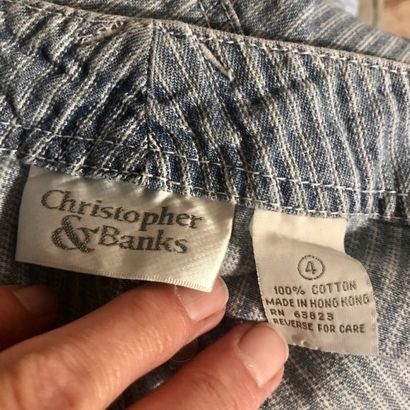 Christopher & Banks Chambray Shorts - Picture 4 of 4